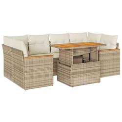 VidaXL 3272976 set mobili da esterno Crema, Bianco