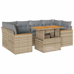 VidaXL 3272977 set mobili da esterno Grigio chiaro