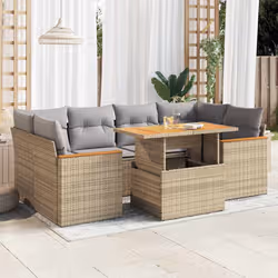 VidaXL 3272977 set mobili da esterno Grigio chiaro - Vista aggiuntiva 2