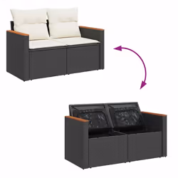 VidaXL 3273093 set mobili da esterno - Vista aggiuntiva 7