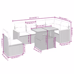 VidaXL 3273100 set mobili da esterno - Vista aggiuntiva 3