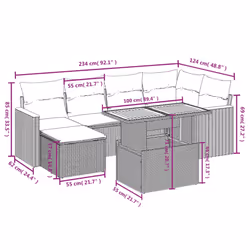 VidaXL 3273179 set mobili da esterno - Vista aggiuntiva 3
