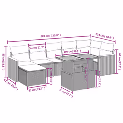 VidaXL 3273186 set mobili da esterno - Vista aggiuntiva 3
