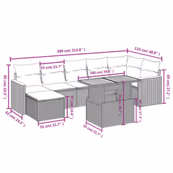 VidaXL 3273187 set mobili da esterno - Vista aggiuntiva 3
