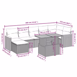 VidaXL 3273188 set mobili da esterno - Vista aggiuntiva 3