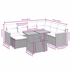 VidaXL 3273190 set mobili da esterno - Vista aggiuntiva 3