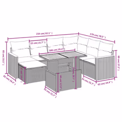 VidaXL 3273193 set mobili da esterno - Vista aggiuntiva 3
