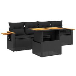 VidaXL 3273393 set mobili da esterno Nero