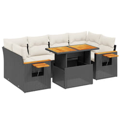 VidaXL 3273415 set mobili da esterno Crema, Bianco