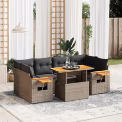 VidaXL 3273419 set mobili da esterno Grigio scuro - Vista aggiuntiva 2
