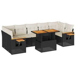 VidaXL 3273429 set mobili da esterno Crema, Bianco