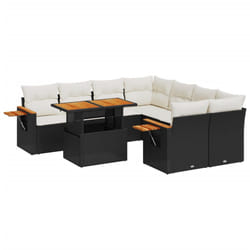 VidaXL 3273443 set mobili da esterno Crema, Bianco