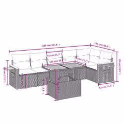 VidaXL 3273527 set mobili da esterno