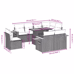VidaXL 3273610 set mobili da esterno
