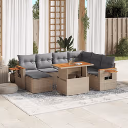 VidaXL 3273635 set mobili da esterno Grigio chiaro - Vista aggiuntiva 2