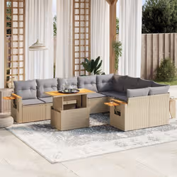 VidaXL 3273677 set mobili da esterno Grigio chiaro - Vista aggiuntiva 2