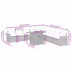 VidaXL 3273702 set mobili da esterno