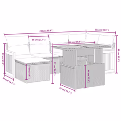 VidaXL 3273946 set mobili da esterno - Vista aggiuntiva 3