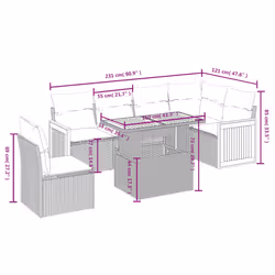 VidaXL 3273981 set mobili da esterno