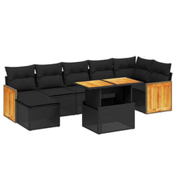 VidaXL 3274070 set mobili da esterno Grigio scuro