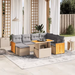 VidaXL 3274076 set mobili da esterno Grigio chiaro - Vista aggiuntiva 2