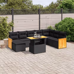 VidaXL 3274096 set mobili da esterno Crema, Bianco - Vista aggiuntiva 2