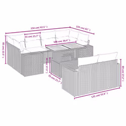 VidaXL 3274581 set mobili da esterno - Vista aggiuntiva 3