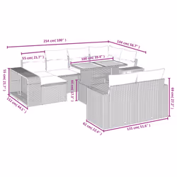 VidaXL 3274589 set mobili da esterno - Vista aggiuntiva 3
