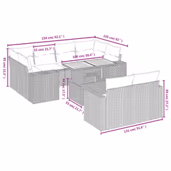 VidaXL 3274591 set mobili da esterno - Vista aggiuntiva 3