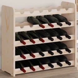 Vidaxl - Portavini 67,5x25x60 cm in Legno Massello di Pino 56010