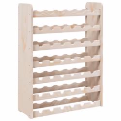 vidaXL Portavini 67,5x25x87 cm in Legno Massello di Pino - Vista aggiuntiva 2