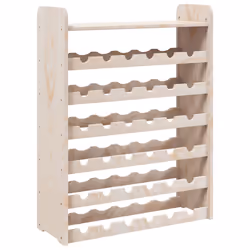 Portavini Pannello Superiore 67,5x25x87 cm Legno Massello Pinocod mxl 116918 - Vista aggiuntiva 2
