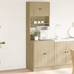 vidaXL Mobile da Cucina Rovere Sonoma 60x50x180 cm Legno Multistrato