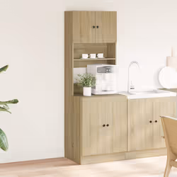 vidaXL Mobile da Cucina Rovere Sonoma 60x50x180 cm Legno Multistrato - Vista aggiuntiva 3