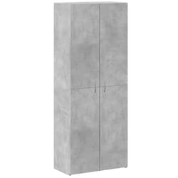 VidaXL 3276647 schedario e accessori Legno Colore cemento