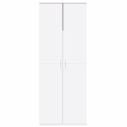 vidaXL Credenza Bianca 70x35x180 cm in Legno Multistrato - Vista aggiuntiva 3