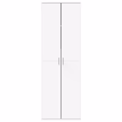 vidaXL Credenza Bianca 60x35x180 cm in Legno Multistrato - Vista aggiuntiva 3