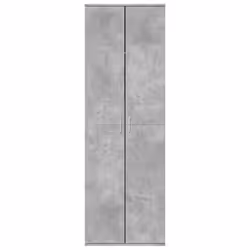 vidaXL Credenza Grigio Cemento 60x35x180 cm in Legno Multistrato - Vista aggiuntiva 3