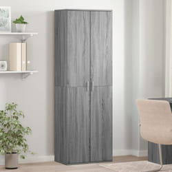 Vidaxl - Credenza Grigio Sonoma 60x35x180 cm in Legno Multistrato 613039