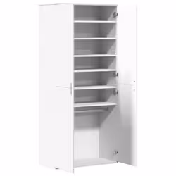 VidaXL 3276672 scarpiera Bianco - Vista aggiuntiva 7