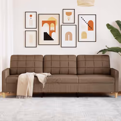 Questo divano a tre posti è il luogo ideale per chiacchierare, leggere, guardare la TV o semplicemente rilassarsi. È destinat ...