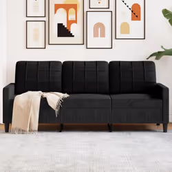 Questo divano a tre posti è il luogo ideale per chiacchierare, leggere, guardare la TV o semplicemente rilassarsi. È destinat ...