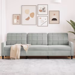 Questo divano a tre posti è il luogo ideale per chiacchierare, leggere, guardare la TV o semplicemente rilassarsi. È destinat ...