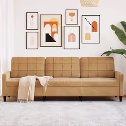Questo divano a tre posti è il luogo ideale per chiacchierare, leggere, guardare la TV o semplicemente rilassarsi. È destinat ...