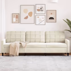 Questo divano a tre posti è il luogo ideale per chiacchierare, leggere, guardare la TV o semplicemente rilassarsi. È destinat ...