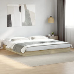 Vidaxl - Giroletto Rovere Sonoma 180x200 cm in Legno Multistrato 60532
