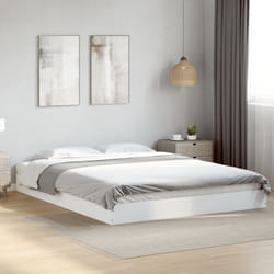 Giroletto Bianco 150x200 cm in Legno Multistrato Vidaxl 212767