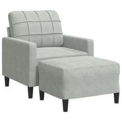 VidaXL 3278257 set di mobili per soggiorno Grigio chiaro Legno compensato
