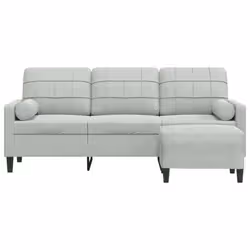 VidaXL 3278267 divano Grigio chiaro - Vista aggiuntiva 3