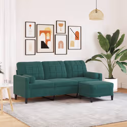 VidaXL 3278269 divano Verde scuro - Vista aggiuntiva 2